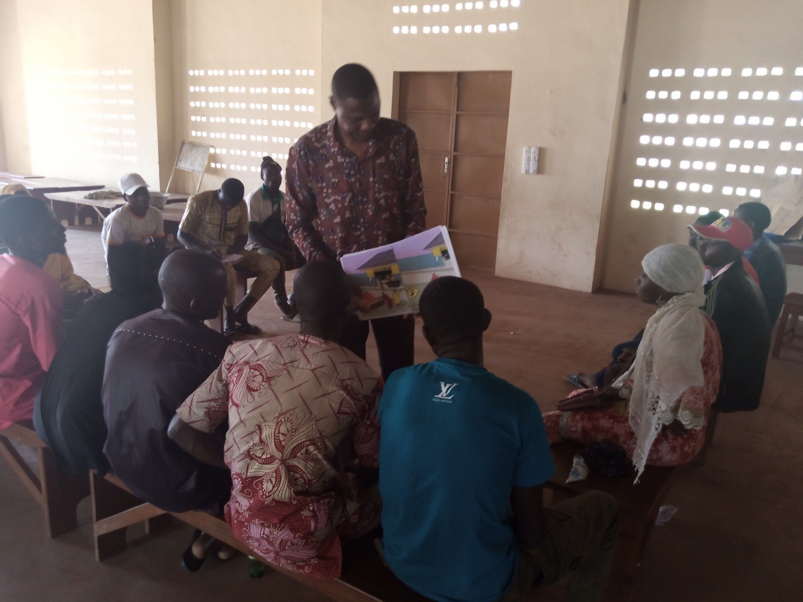 Group work during a workshop