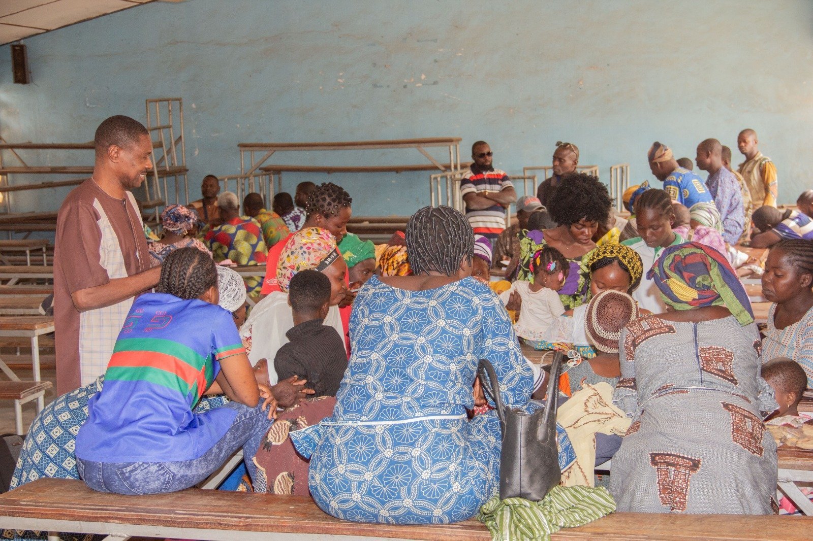 Awareness session with a community group