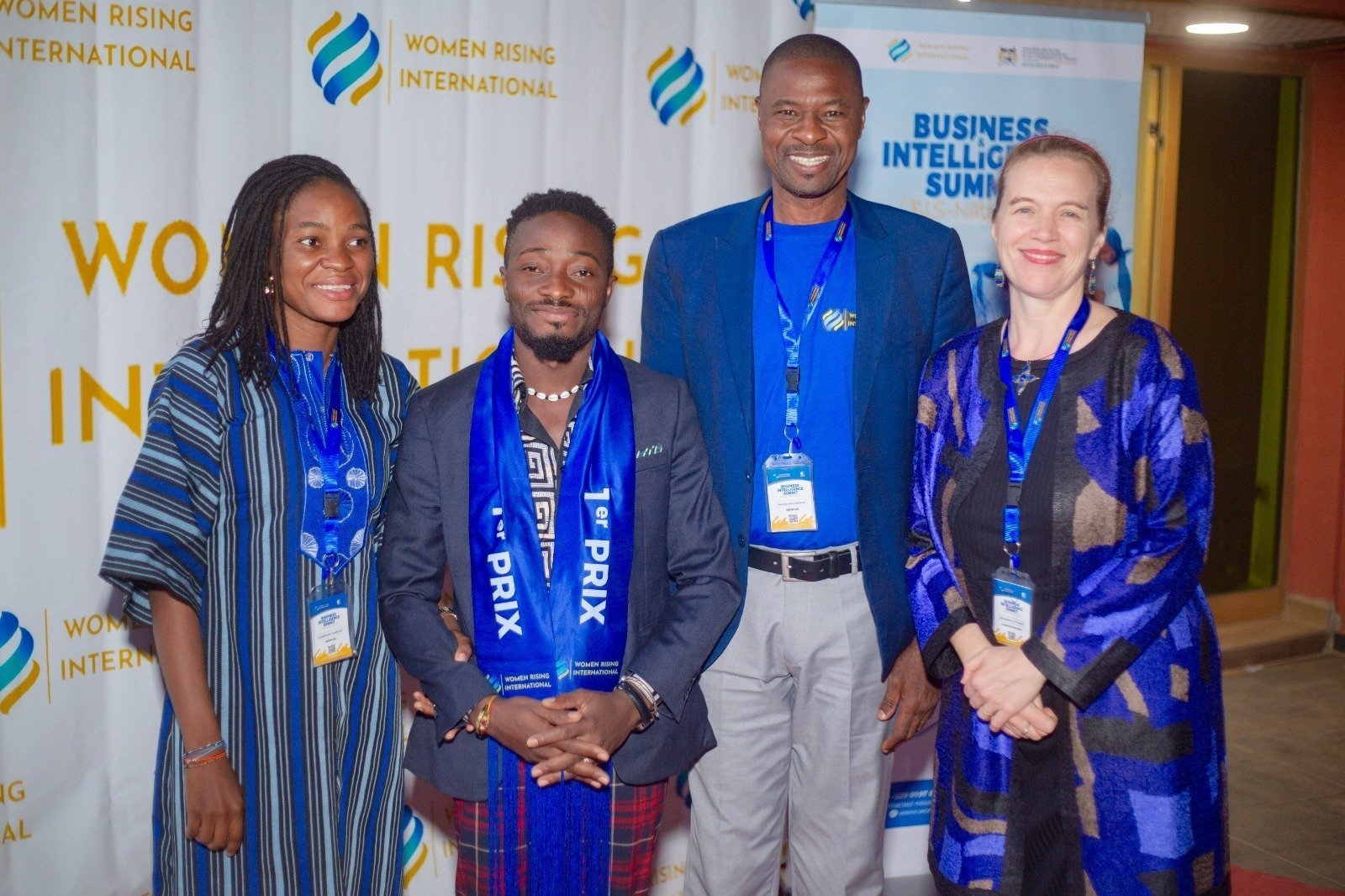 Award ceremony at the Business Intelligence Summit